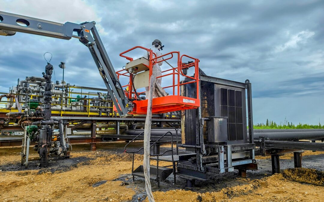 Case Study: On-Site Bitumen Spill Removal on Oil Sands