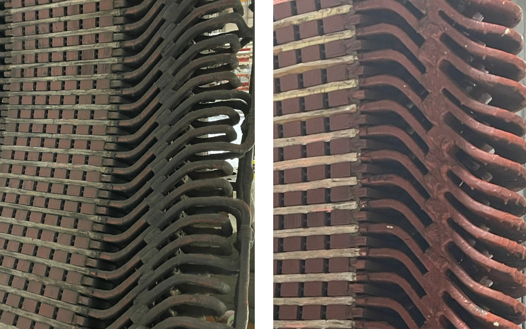 Case Study: Dry Ice Blast Cleaning Electric Rotor and Stator