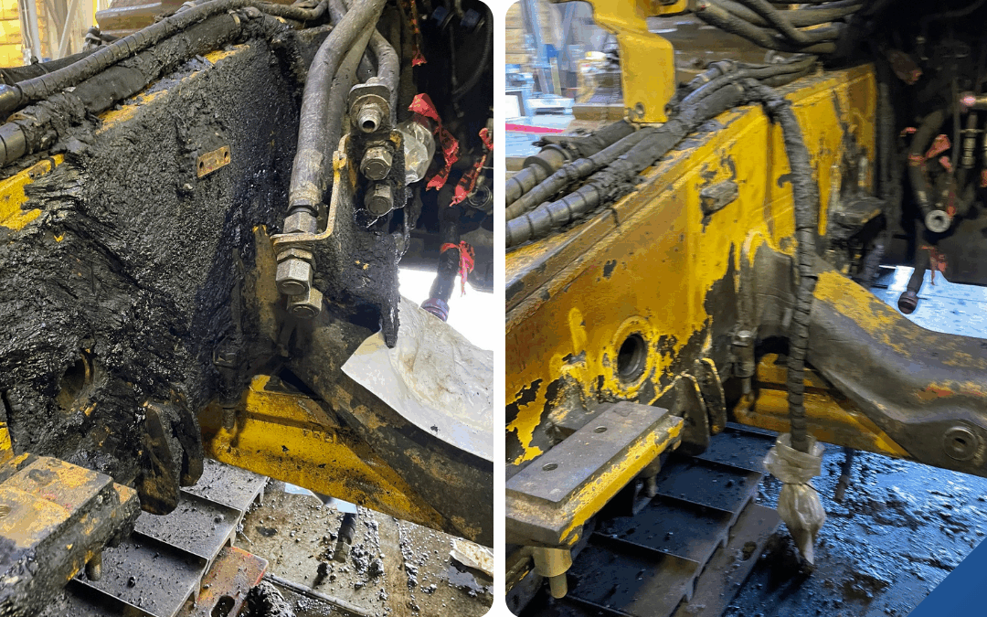 Case Study: Cleaning a Bitumen-Covered D8 Dozer Engine Bay in One Shift